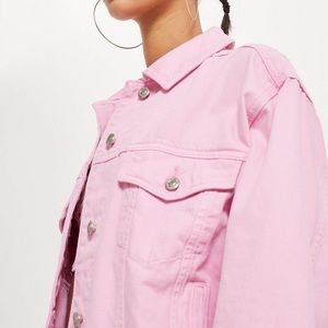Pink Denim Jacket